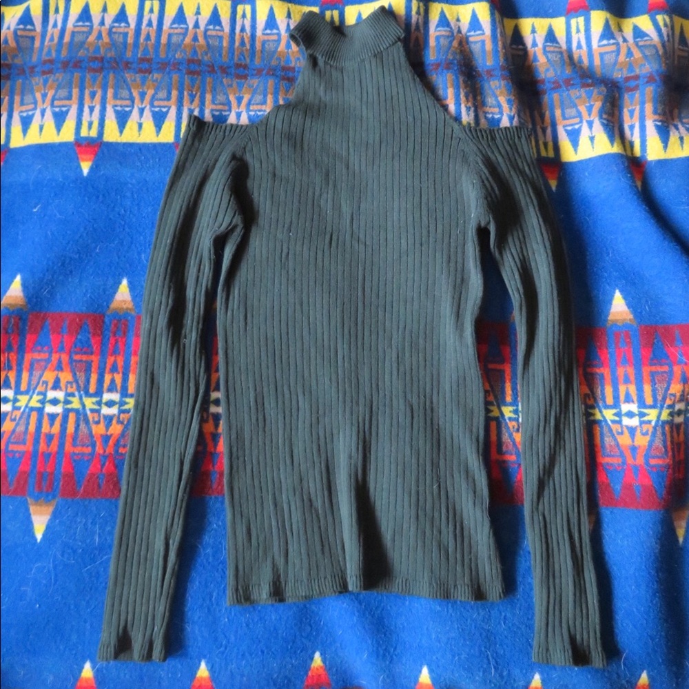 Forever 21 turtleneck with shoulder cut outs